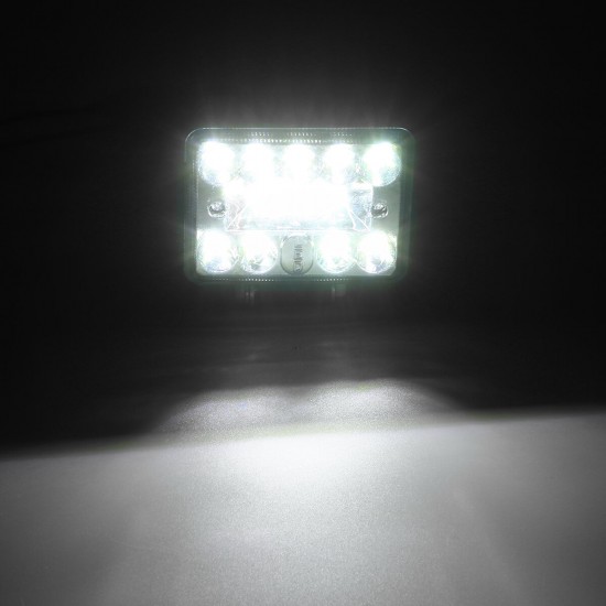 3Inch 54W LED Work Light Spot Flood Combo Beam 6000K White for 9-30V SUV Truck