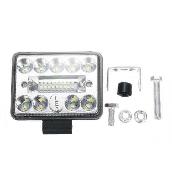 3Inch 54W LED Work Light Spot Flood Combo Beam 6000K White for 9-30V SUV Truck