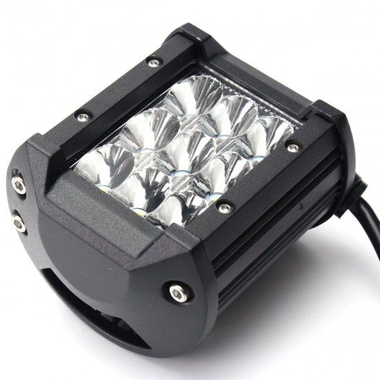 4 Inch LED Spot/Flood Beam Work Light Bar DC10-30V 27W 2295LM 6000K for Off Road Vehicle Truck Boat 4 Inch LED Spot/Flood Beam Work Light Bar DC10-30V 27W 2295LM 6000K for Off Road Vehicle Truck Boat