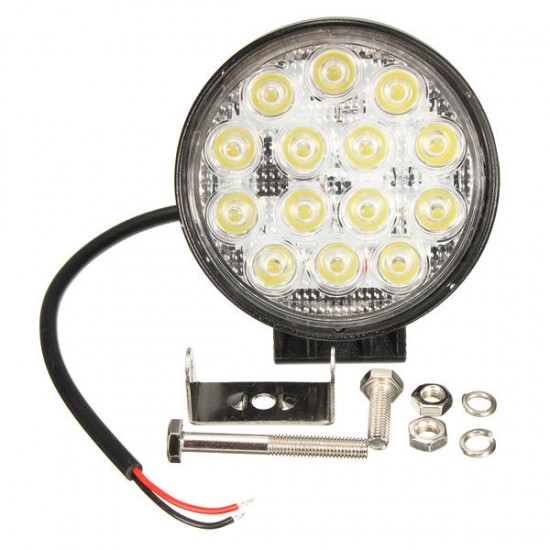 4.5 Inch 42W LED Work Spot Lightt Bar for Off Road SUV Truck 4WD ATV SUV