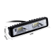 48W 16LED?Work Light Bar Waterproof 6000K Universal 9-36V For Car Home