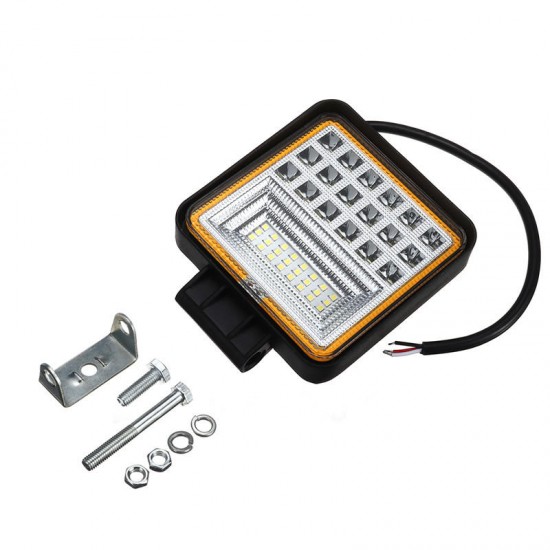 48W 42LED Car Work Light Combo Beam Lamp DRL Amber Angel Eye Light for Offroad 48W 42LED Car Work Light Combo Beam Lamp DRL Amber Angel Eye Light for Offroad