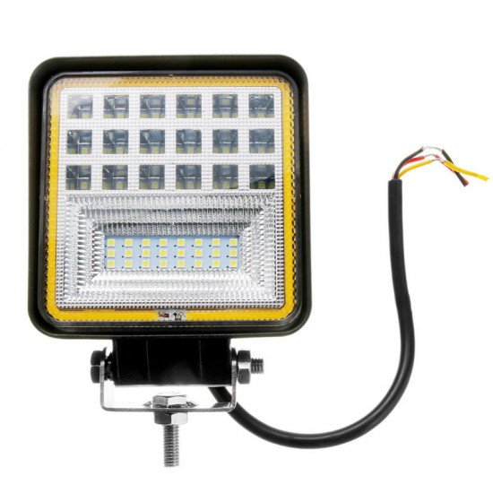 48W 42LED Car Work Light Combo Beam Lamp DRL Amber Angel Eye Light for Offroad 48W 42LED Car Work Light Combo Beam Lamp DRL Amber Angel Eye Light for Offroad