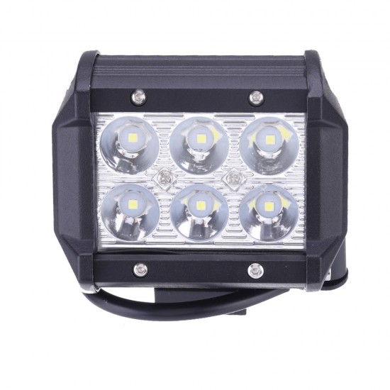 4Inch 18W LED Work Light Bar Spot Beam Driving Lamp 12V 1500LM White for Jeep SUV ATV Trailer 4Inch 18W LED Work Light Bar Spot Beam Driving Lamp 12V 1500LM White for Jeep SUV ATV Trailer
