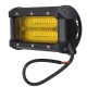 5Inch 72W 1300LM LED Work Light Flood Spot Combo Fog Lamp Amber for Jeep Offroad SUV Boat