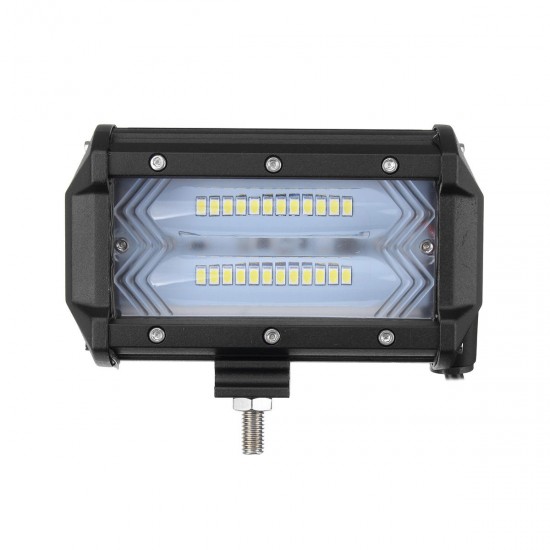 5Inch Flood LED Work Light Bar 72W 1300LM 6000K White for Off-Road Tractor 4WD SUV 5Inch Flood LED Work Light Bar 72W 1300LM 6000K White for Off-Road Tractor 4WD SUV