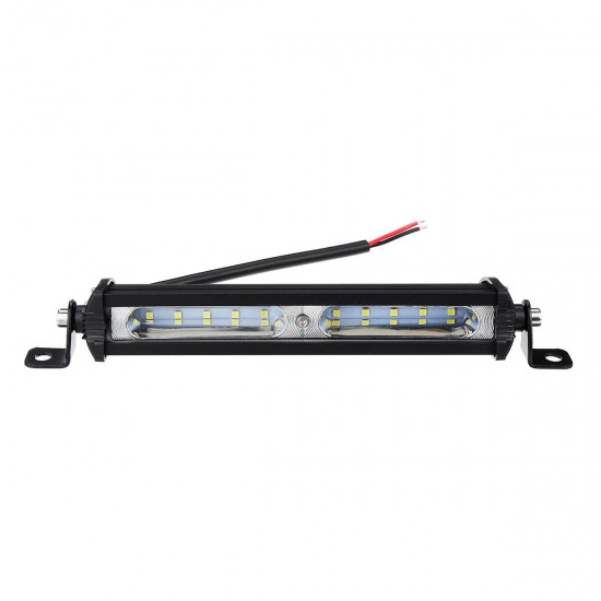 7 Inch 3030 LED Work Light Bar Flood Beam 12-32V 30W I68 for Jeep Off-road SUV Trailer ATV