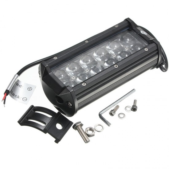 7 Inch 60W 12-SMD LED Work Light Bar Spot Beam Light Driving Fog Lamp 6000K White For DC10-30V ATV Off Road Trailer 7 Inch 60W 12-SMD LED Work Light Bar Spot Beam Light Driving Fog Lamp 6000K White For DC10-30V ATV Off Road Trailer