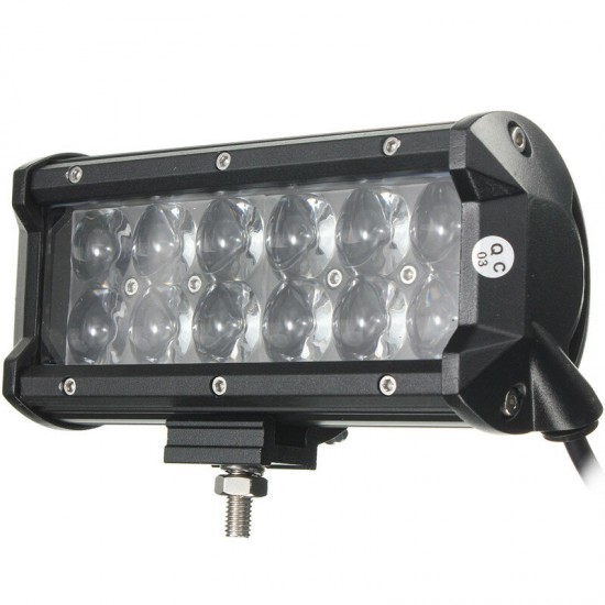 7 Inch 60W 12-SMD LED Work Light Bar Spot Beam Light Driving Fog Lamp 6000K White For DC10-30V ATV Off Road Trailer 7 Inch 60W 12-SMD LED Work Light Bar Spot Beam Light Driving Fog Lamp 6000K White For DC10-30V ATV Off Road Trailer