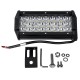 7 Inch 72W LED Work Light Bar Dual Color Strobe Flash Driving Fog Lamp White+Amber Waterproof for Offroad SUV ATV Truck