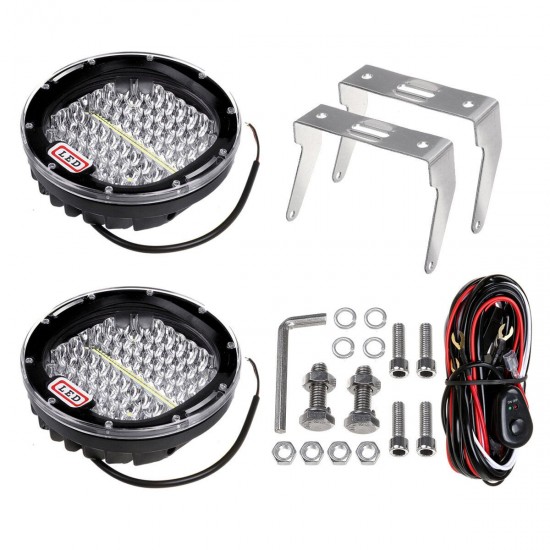 7 Inch DC12-36V Round Work Light LED Spot Flood For Offroad Headlight Marine Boat 7 Inch DC12-36V Round Work Light LED Spot Flood For Offroad Headlight Marine Boat