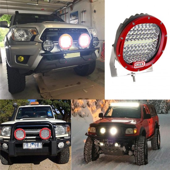 7 Inch DC12-36V Round Work Light LED Spot Flood For Offroad Headlight Marine Boat