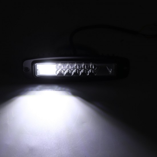7 Inch Flood Beam LED Work Light Bar Super Slim Flush Mount 10-30V 48W 6000K White For ATV UTV SUV Truck Motorcycle 7 Inch Flood Beam LED Work Light Bar Super Slim Flush Mount 10-30V 48W 6000K White For ATV UTV SUV Truck Motorcycle