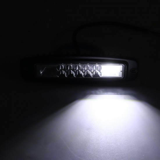 7 Inch Flood Beam LED Work Light Bar Super Slim Flush Mount 10-30V 48W 6000K White For ATV UTV SUV Truck Motorcycle 7 Inch Flood Beam LED Work Light Bar Super Slim Flush Mount 10-30V 48W 6000K White For ATV UTV SUV Truck Motorcycle