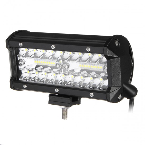 7 Inch Tri Row 40W LED Work Light Bars Flood Spot Combo Beam IP68 6000K for Off Road Truck SUV 7 Inch Tri Row 40W LED Work Light Bars Flood Spot Combo Beam IP68 6000K for Off Road Truck SUV