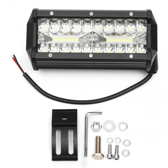 7 Inch Tri Row 40W LED Work Light Bars Flood Spot Combo Beam IP68 6000K for Off Road Truck SUV 7 Inch Tri Row 40W LED Work Light Bars Flood Spot Combo Beam IP68 6000K for Off Road Truck SUV