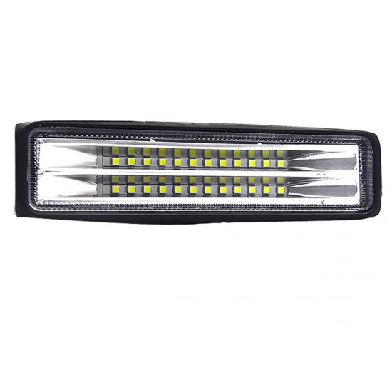 72W Double Row LED Work Light Bar Fog Light 9-32V for Motocycle Offroad Tractors Trucks Cars