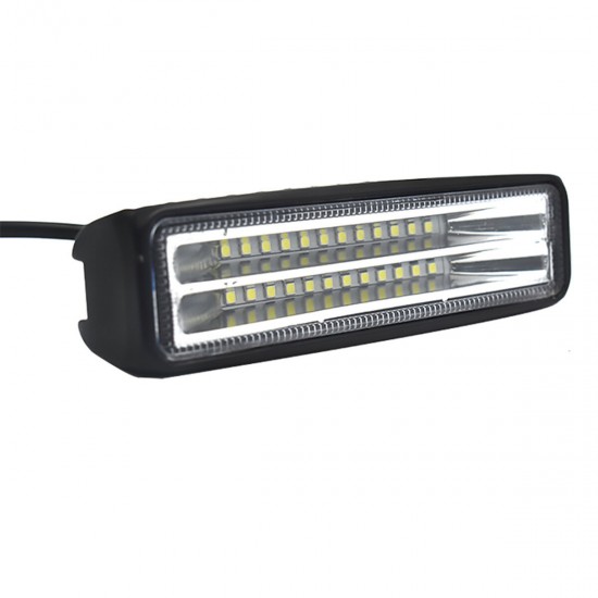 72W Double Row LED Work Light Bar Fog Light 9-32V for Motocycle Offroad Tractors Trucks Cars