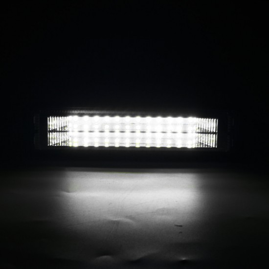 72W Double Row LED Work Light Bar Fog Light 9-32V for Motocycle Offroad Tractors Trucks Cars