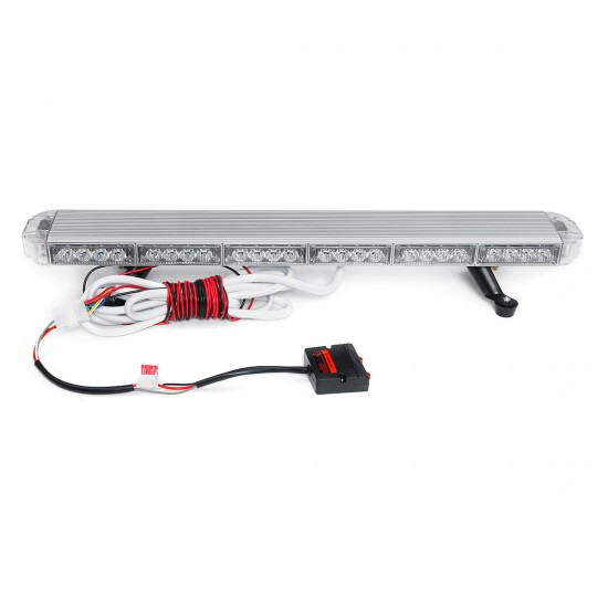 760mm 31inch 162W 54LED Work Light Bar Beacon Recovery Flashing Strobe Light Amber