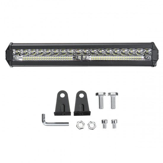 9 Inch 13 Inch 19 Inch 6D Slim Single Row Spot Beam LED Work Light Bar Off-Road Waterproof