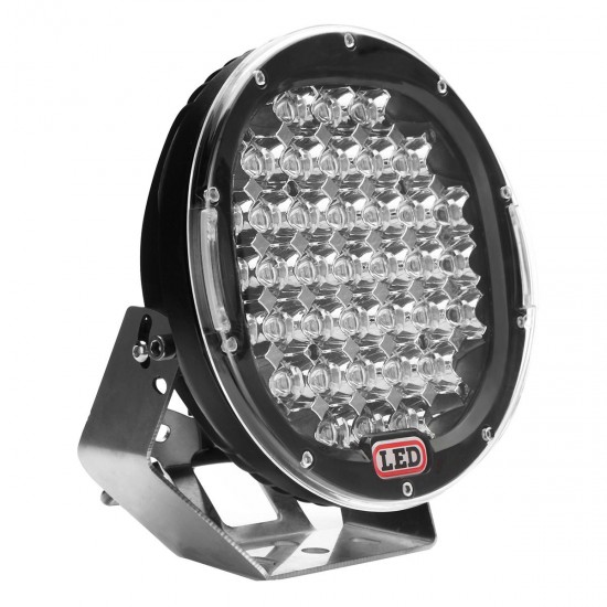 9inch 185W Outdoor Car Light LED Round 3D Spotlight Work Light For Off Road ATV