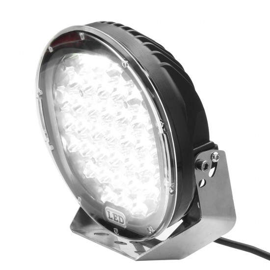 9inch 185W Outdoor Car Light LED Round 3D Spotlight Work Light For Off Road ATV