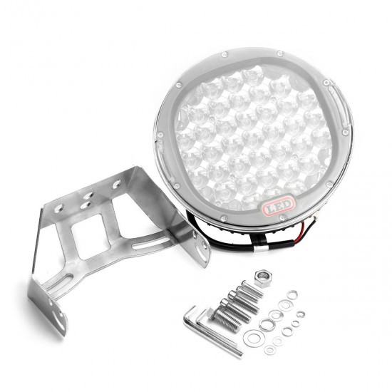 9inch 185W Outdoor Car Light LED Round 3D Spotlight Work Light For Off Road ATV