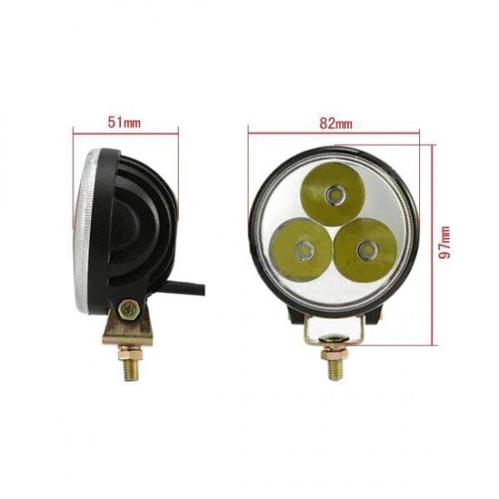 A pair Car Off Road LED Work Light 9W Refit Driving Lamp IP67 Fog Lamp A pair Car Off Road LED Work Light 9W Refit Driving Lamp IP67 Fog Lamp