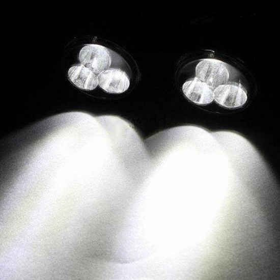 A pair Car Off Road LED Work Light 9W Refit Driving Lamp IP67 Fog Lamp A pair Car Off Road LED Work Light 9W Refit Driving Lamp IP67 Fog Lamp