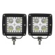 Pair 3inch RGB Control LED Work Light Bar Multicolor Halo Ring For Off Road 4X4 4WD SUV Pair 3inch RGB Control LED Work Light Bar Multicolor Halo Ring For Off Road 4X4 4WD SUV