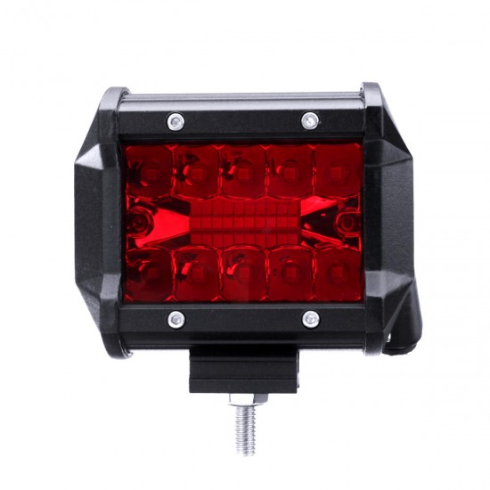 Pair Red 4Inch Tri Row 60W 20 LED Work Light Bar Flood Spot Combo Lamp for Car Offroad SUV Pair Red 4Inch Tri Row 60W 20 LED Work Light Bar Flood Spot Combo Lamp for Car Offroad SUV