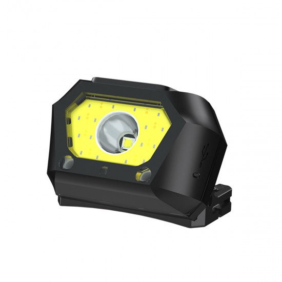 Phare Induction de travail Auto réparation de voiture lumière nuit lampe de poche montée sur la tête Cob projecteur Led Rechargeable Phare Induction de travail Auto réparation de voiture lumière nuit lampe de poche montée sur la tête Cob projecteur Led Rechargeable