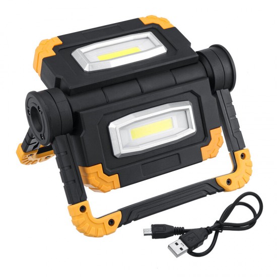 Rechargeable 180 Degree Rotable COB LED Work Light USB Charging 150W 6500K White for Outdoor Camping Car Reparing Rechargeable 180 Degree Rotable COB LED Work Light USB Charging 150W 6500K White for Outdoor Camping Car Reparing