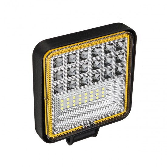 Universal Car LED Work Light?Vehicle Spotlight Lamp Square 200W 6000K 8000LM Waterproof For Off-road Car Boat Camp