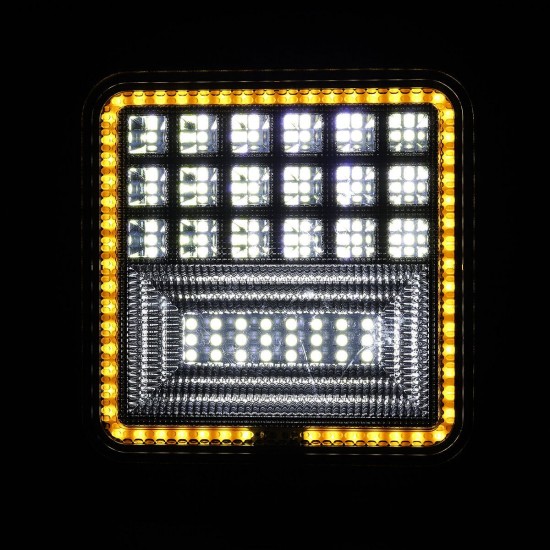 Universal Car LED Work Light?Vehicle Spotlight Lamp Square 200W 6000K 8000LM Waterproof For Off-road Car Boat Camp Universal Car LED Work Light?Vehicle Spotlight Lamp Square 200W 6000K 8000LM Waterproof For Off-road Car Boat Camp