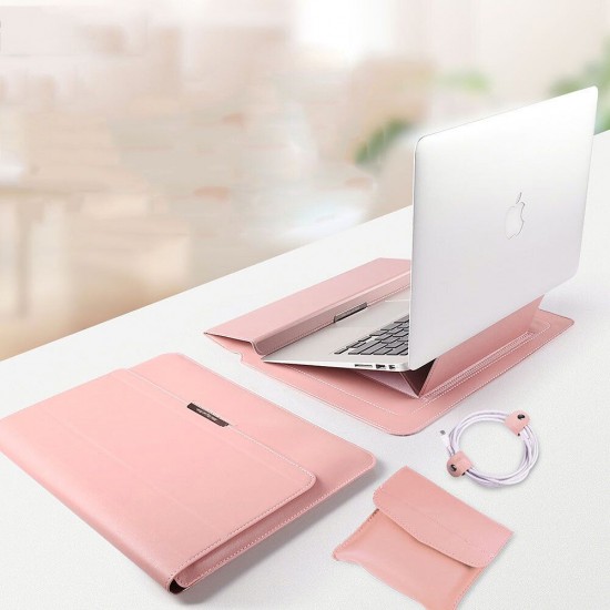 13/14/15 inch Laptop Sleeve Bag PU Leather Case Laptop Stand Keyboard Hand Rest Laptop Inner Case Notebook Case for MacBook AIYOPEEN 13/14/15 inch Laptop Sleeve Bag PU Leather Case Laptop Stand Keyboard Hand Rest Laptop Inner Case Notebook Case for MacBook AIYOPEEN