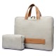 13.3 14 15.6 inch Portable Laptop Bag Waterproof PU Leather Laptop Case Casual Business Handbag for Men and Women 13.3 14 15.6 inch Portable Laptop Bag Waterproof PU Leather Laptop Case Casual Business Handbag for Men and Women