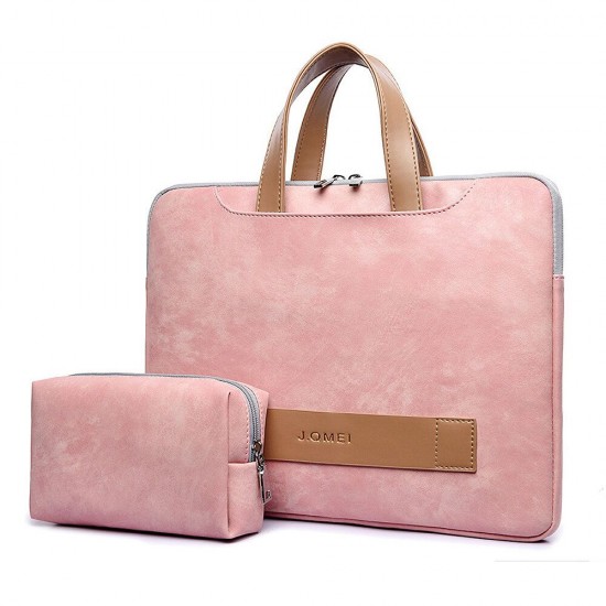 13.3 14 15.6 inch Portable Laptop Bag Waterproof PU Leather Laptop Case Casual Business Handbag for Men and Women 13.3 14 15.6 inch Portable Laptop Bag Waterproof PU Leather Laptop Case Casual Business Handbag for Men and Women