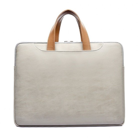 13.3 14 15.6 inch Portable Laptop Bag Waterproof PU Leather Laptop Case Casual Business Handbag for Men and Women 13.3 14 15.6 inch Portable Laptop Bag Waterproof PU Leather Laptop Case Casual Business Handbag for Men and Women