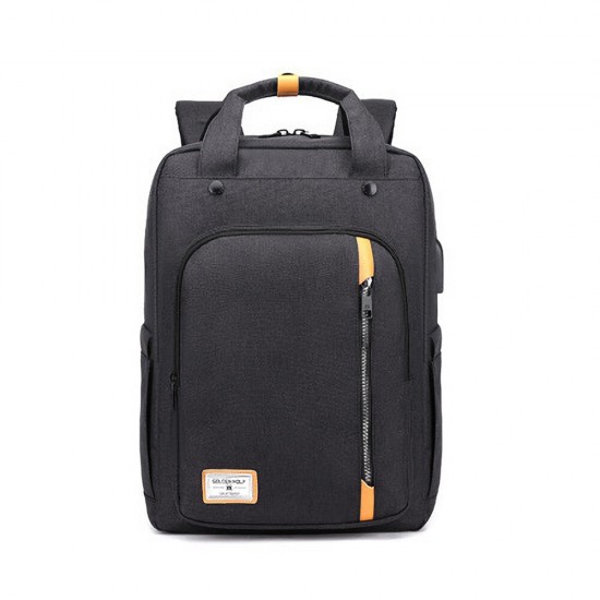 13.3 inch Large Capacity Backpack Waterproof Simple Casual Laptop Bag