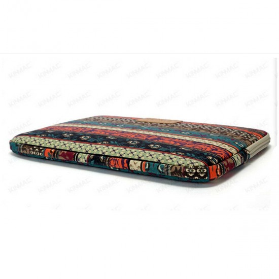 13 Bohemian Soft Canvas Laptop Sleeve Bag Protective Cover Inner Bag for Macbook Lenovo Dell HP