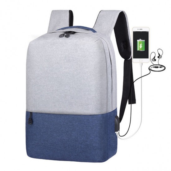 14 inch Laptop Bag with USB Charging Port Students School Bags Anti-theft Backpack for Men 14 inch Laptop Bag with USB Charging Port Students School Bags Anti-theft Backpack for Men