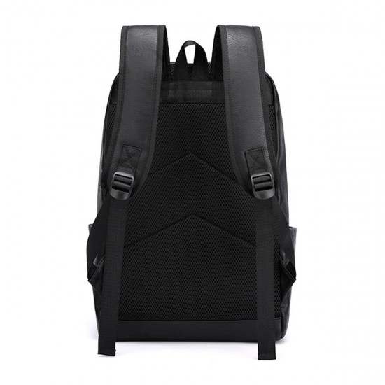 15.6 Inch Zipper PU Laptop Bag Business Travel Portable Men's Briefcases Messenger Documents Handbags