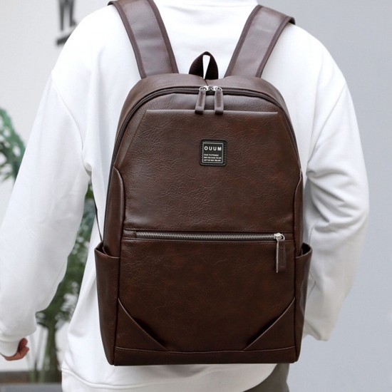 15.6 Inch Zipper PU Laptop Bag Business Travel Portable Men's Briefcases Messenger Documents Handbags 15.6 Inch Zipper PU Laptop Bag Business Travel Portable Men's Briefcases Messenger Documents Handbags