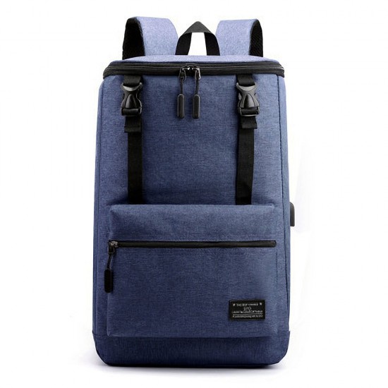 17 inch Laptop Bag with USB Charging PortShoulder Bag Classic Business Outdoor Stylish Backpack Travel Storage Bag