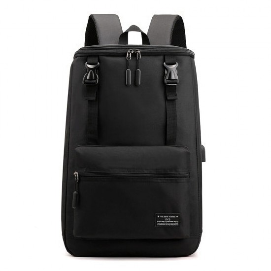 17 inch Laptop Bag with USB Charging PortShoulder Bag Classic Business Outdoor Stylish Backpack Travel Storage Bag