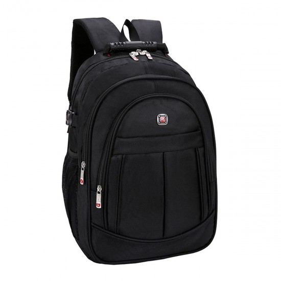 17/20 Inch USB Charging Laptop Bag Black Oxford Cloth Shoulder Bag College Students Business Notebook Backpack