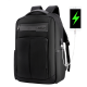 18 Inch Backpack USB Charging Laptop Bag Mens Shoulder Bag Business Casual Travel Schoolbag B00121C