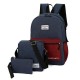 3 in 1 Canvas Backpack Simple Wearable Casual College Wind Travel Laptop Bag 3 in 1 Canvas Backpack Simple Wearable Casual College Wind Travel Laptop Bag